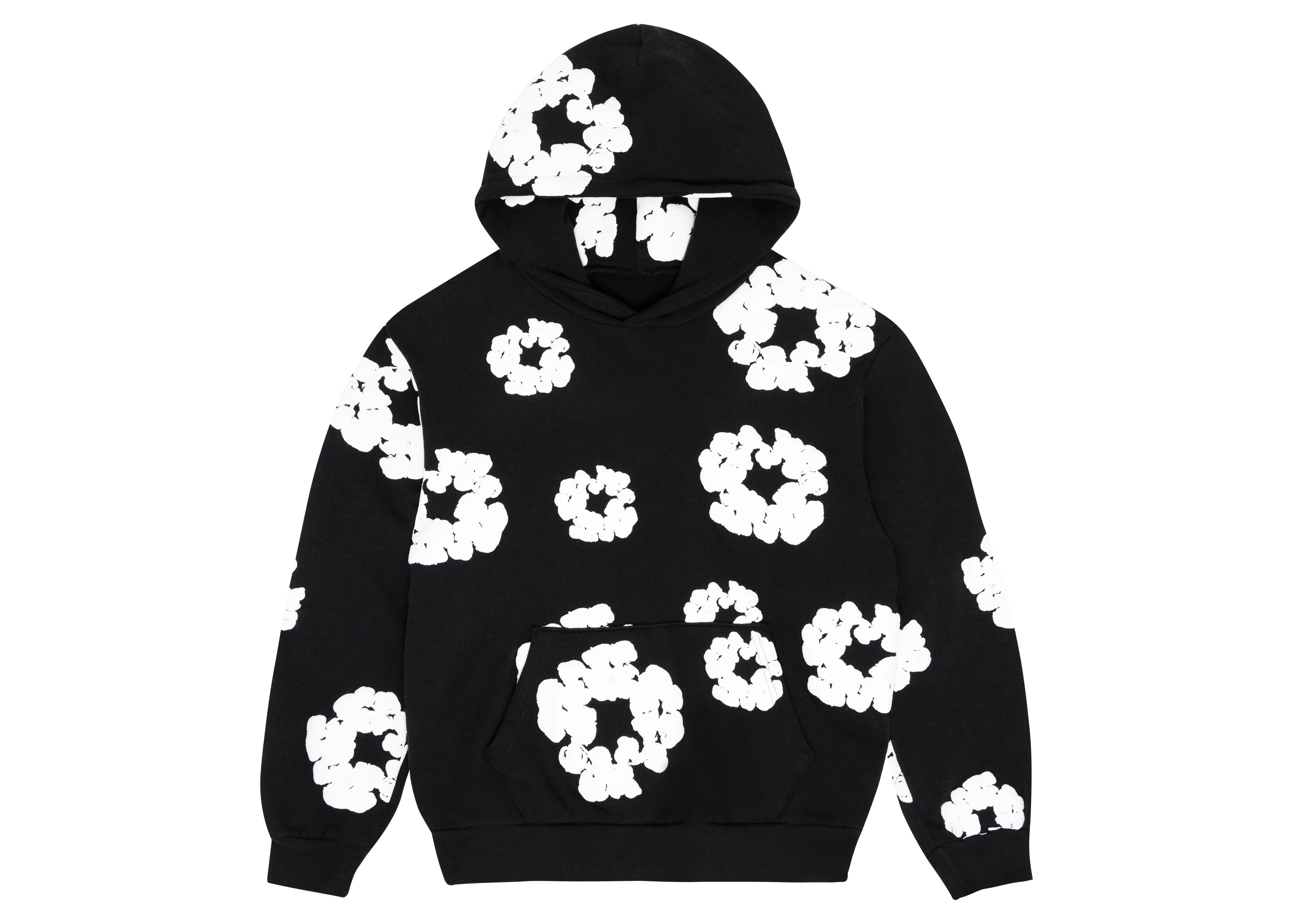 denim tears the cotton wreath sweatshirt black