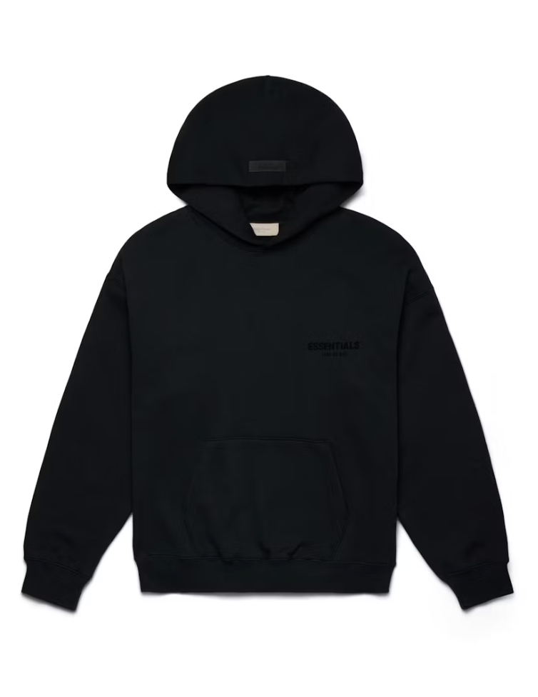 Fear of God Essentials Pullover Chest Logo Hoodie Stretch Limo/Black