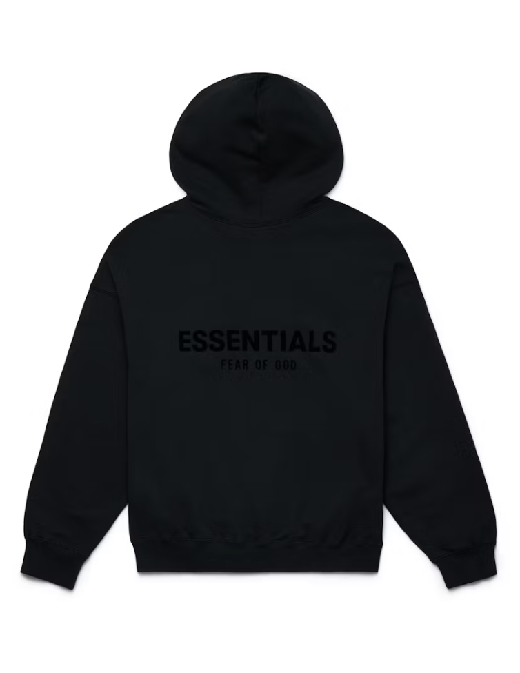 Fear of God Essentials Pullover Chest Logo Hoodie Stretch Limo/Black