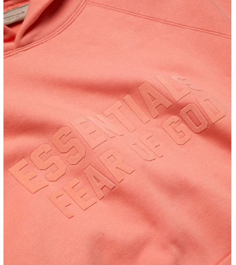 Fear of God Essentials Hoodie Coral