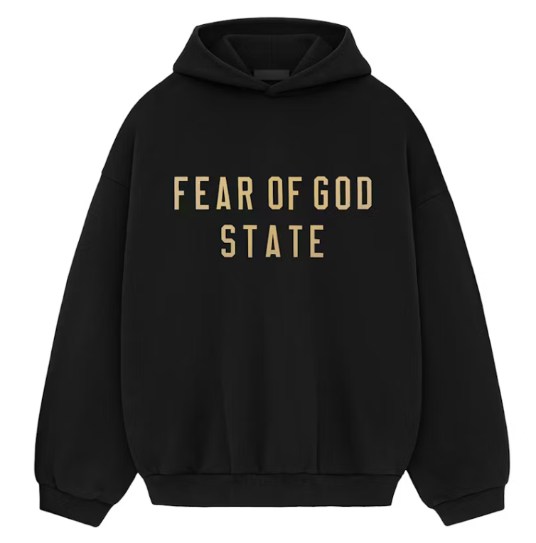 Fear of God Essentials Fleece Hoodie Black