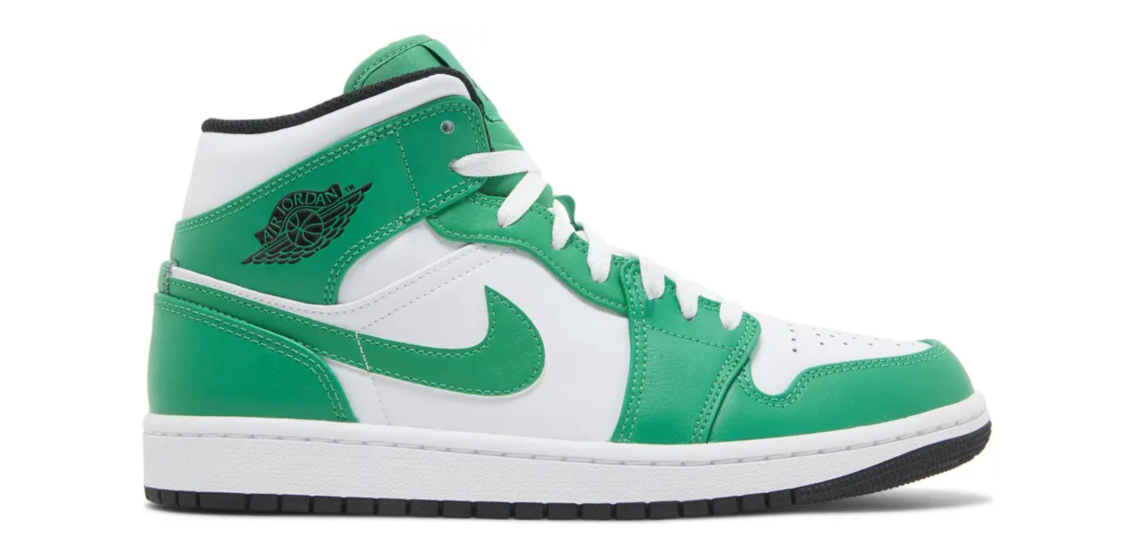 Jordan 1 Mid Lucky Green