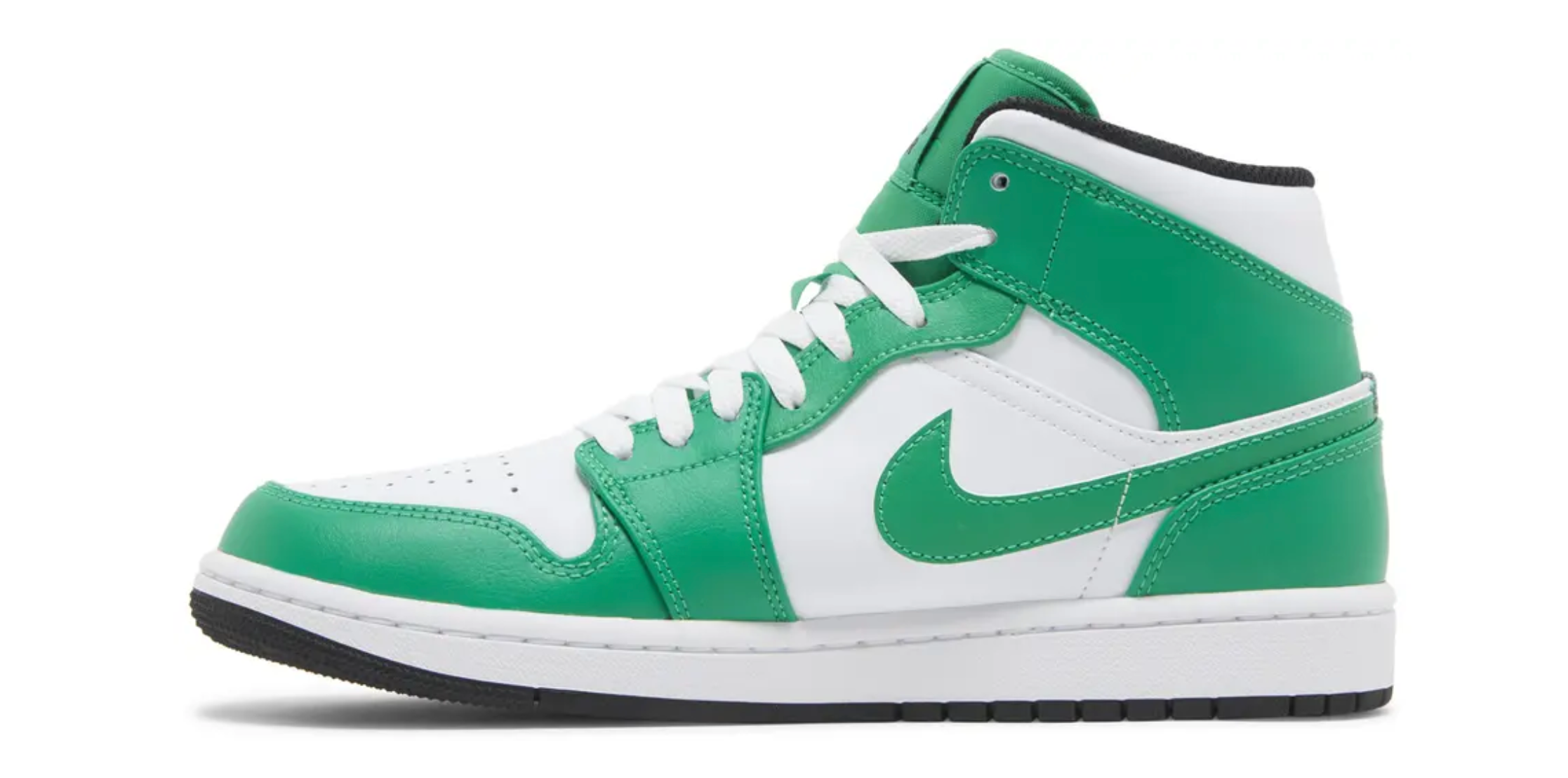 Jordan 1 Mid Lucky Green