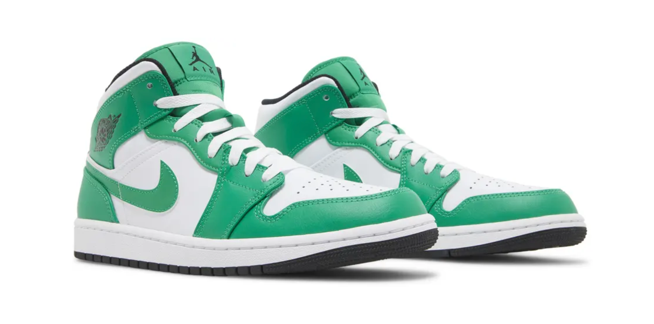 Jordan 1 Mid Lucky Green