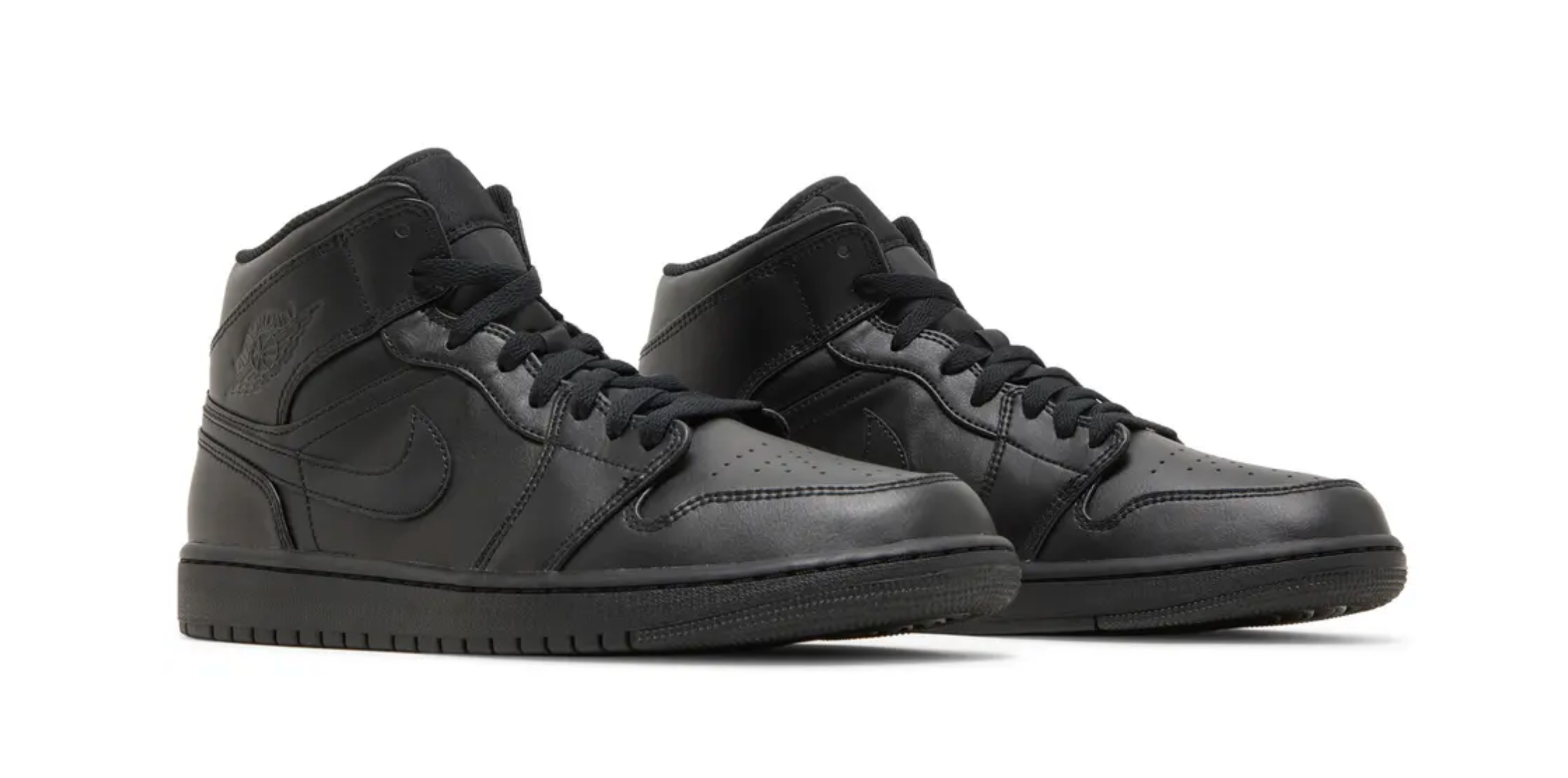 Jordan 1 Mid Triple Black