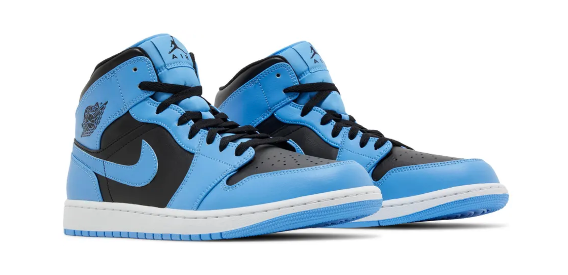 Jordan 1 Mid University Blue Black