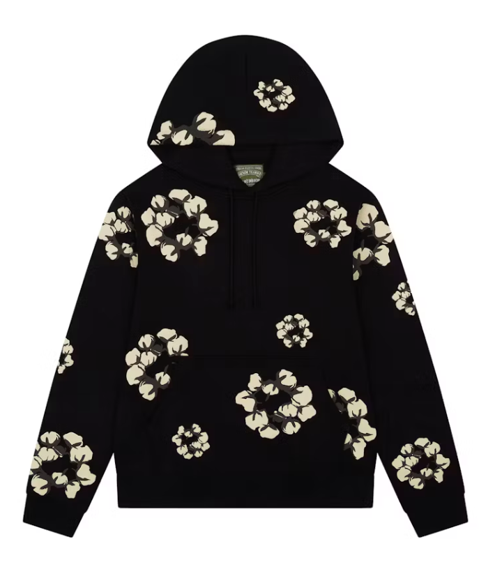 Denim Tears x CPFM Cactus Tears Wreath Hoodie Black