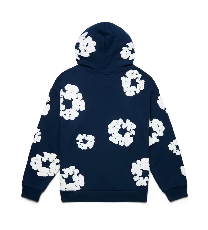 Denim Tears Cotton Wreath Sweatshirt Navy