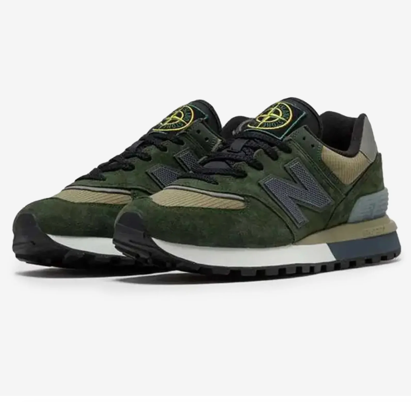 New Balance 574 Legacy Stone Island Dark Green