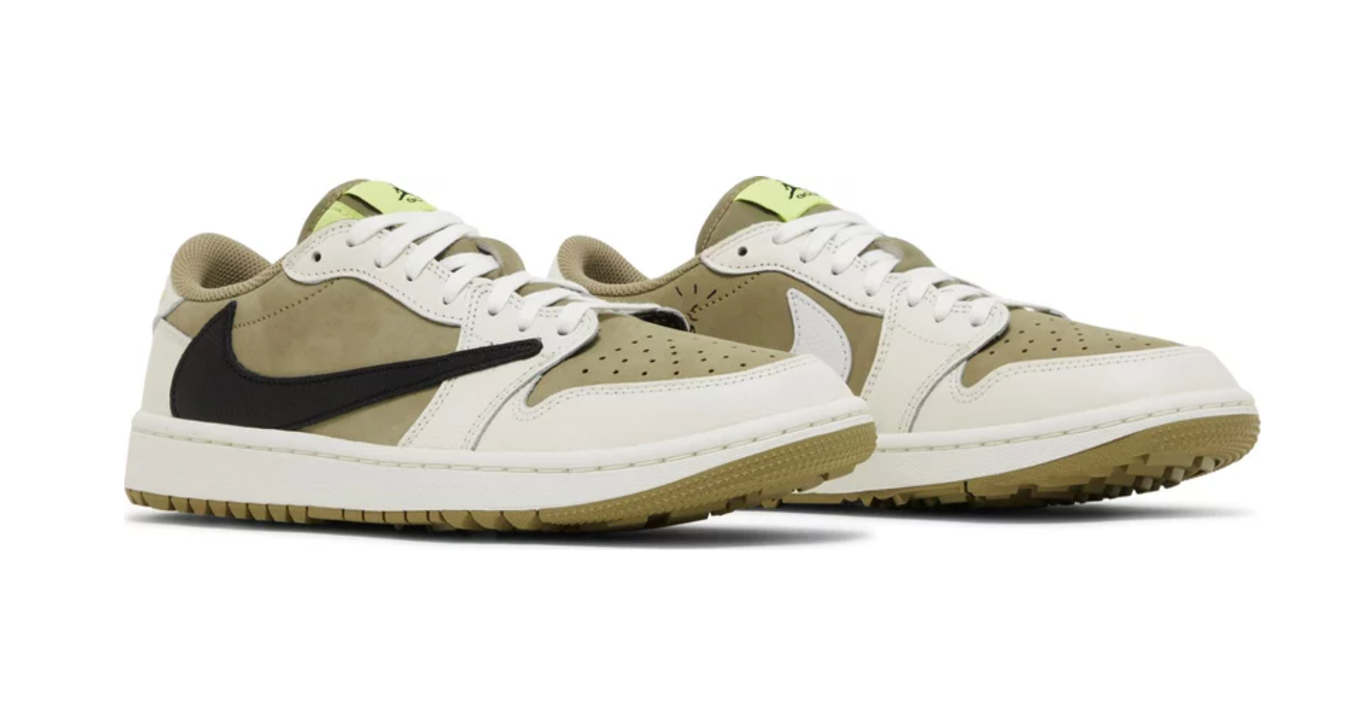 Jordan 1 Retro Low Golf Travis Scott Neutral Olive