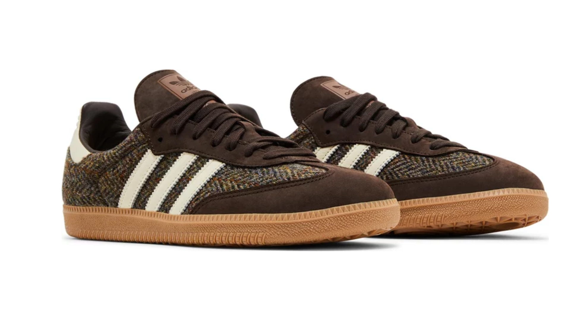 Adidas Samba Og Dark Brown Tweed