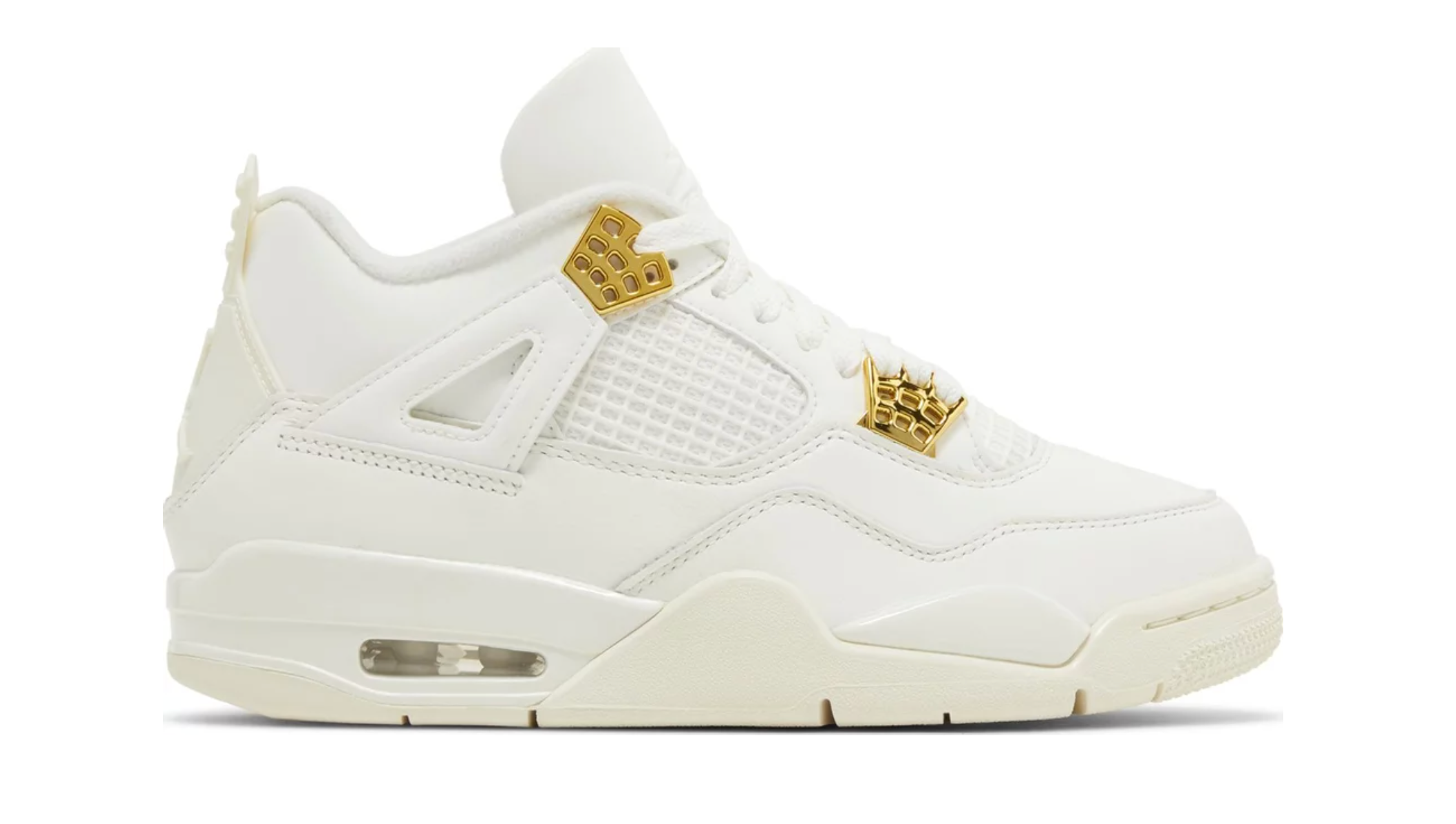 Jordan 4 Retro Metallic Gold (Women's)