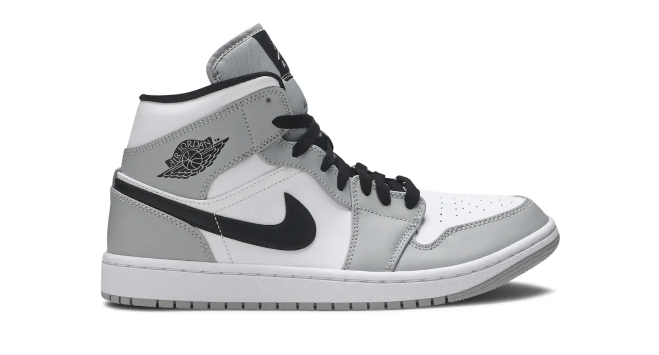 Jordan 1 Mid Light Smoke Grey