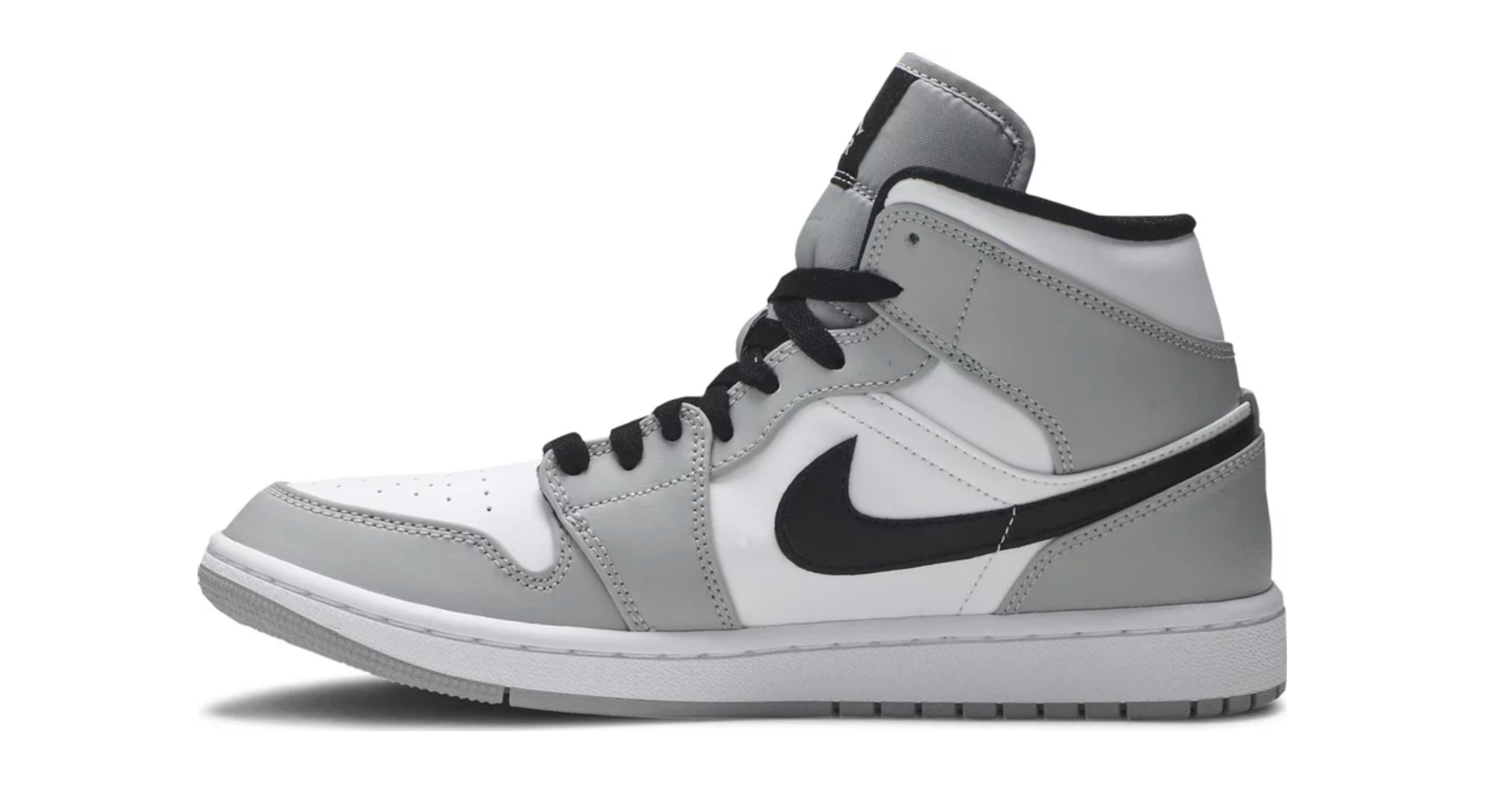 Jordan 1 Mid Light Smoke Grey