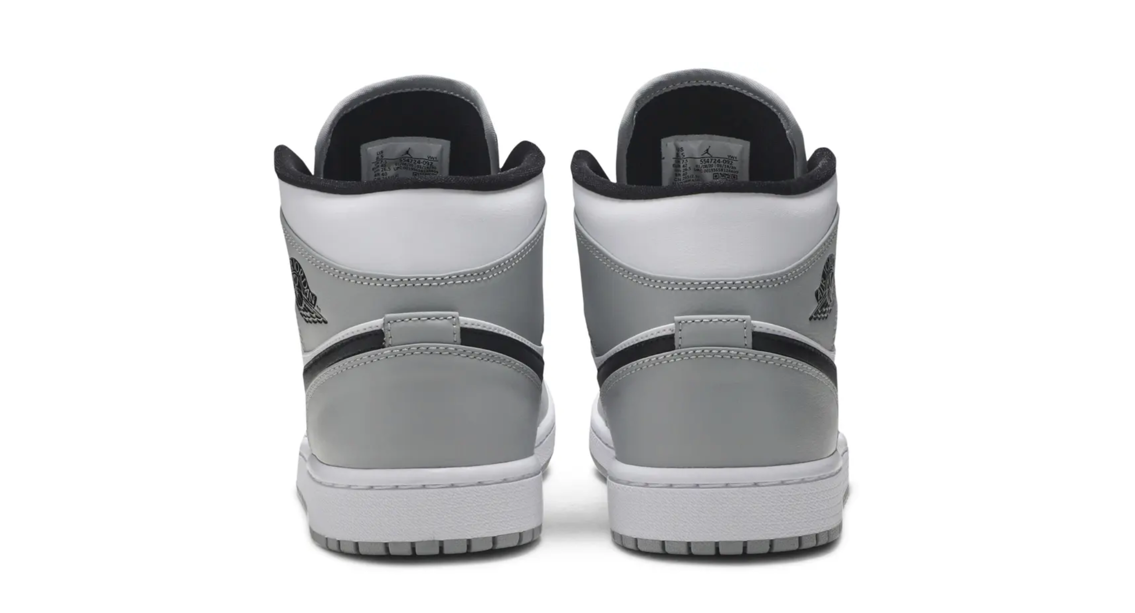 Jordan 1 Mid Light Smoke Grey