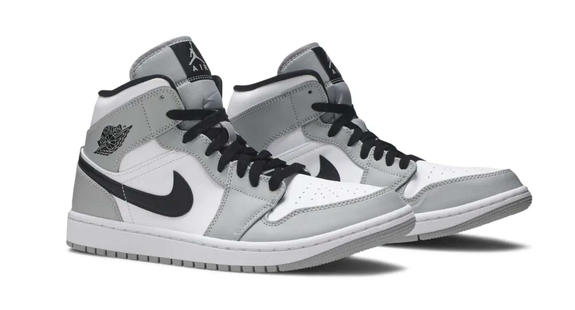 Jordan 1 Mid Light Smoke Grey