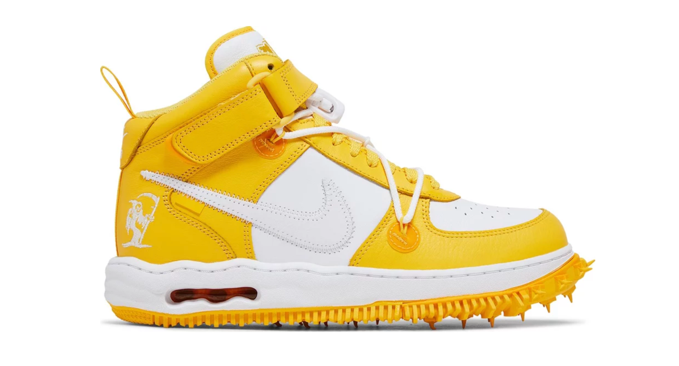 Nike Air Force 1 Mid SP Off-White Varsity Maize