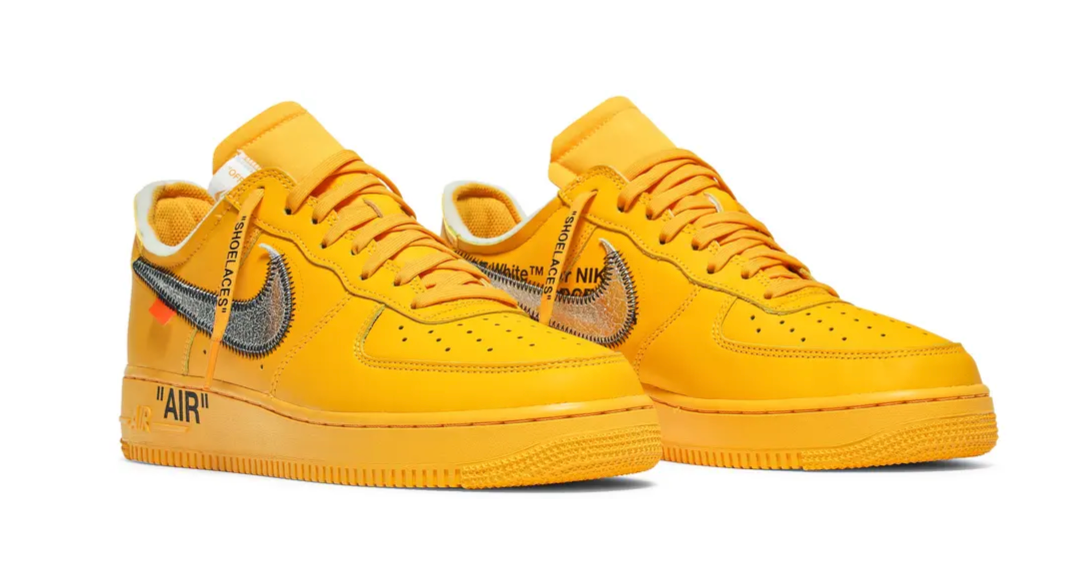 Nike Air Force 1 Low Off-White ICA University Gold