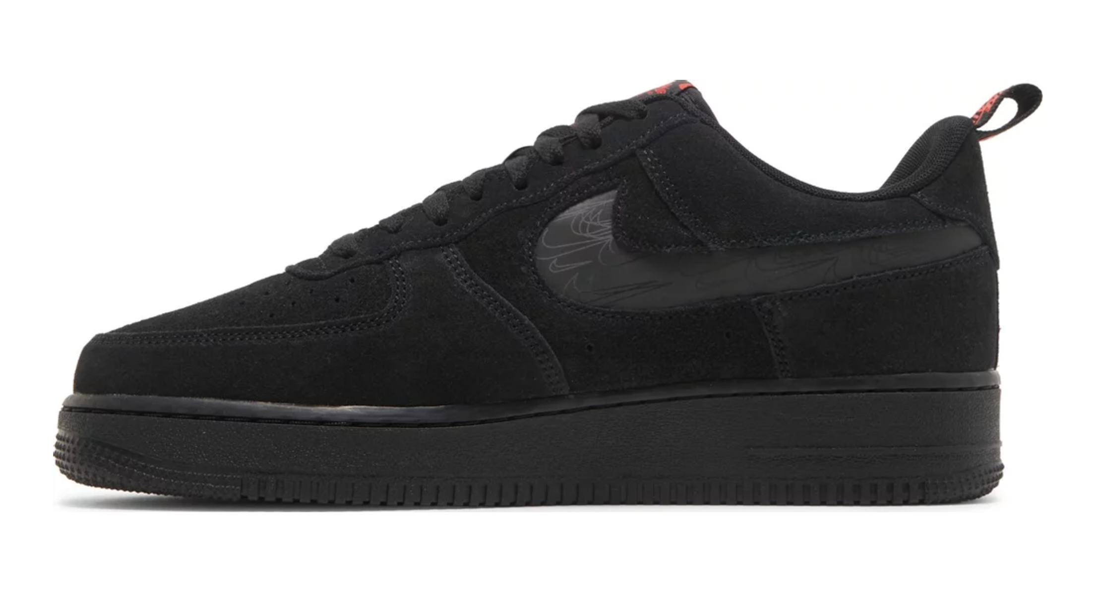 Nike Air Force 1 Low Multi-Swoosh Black Crimson