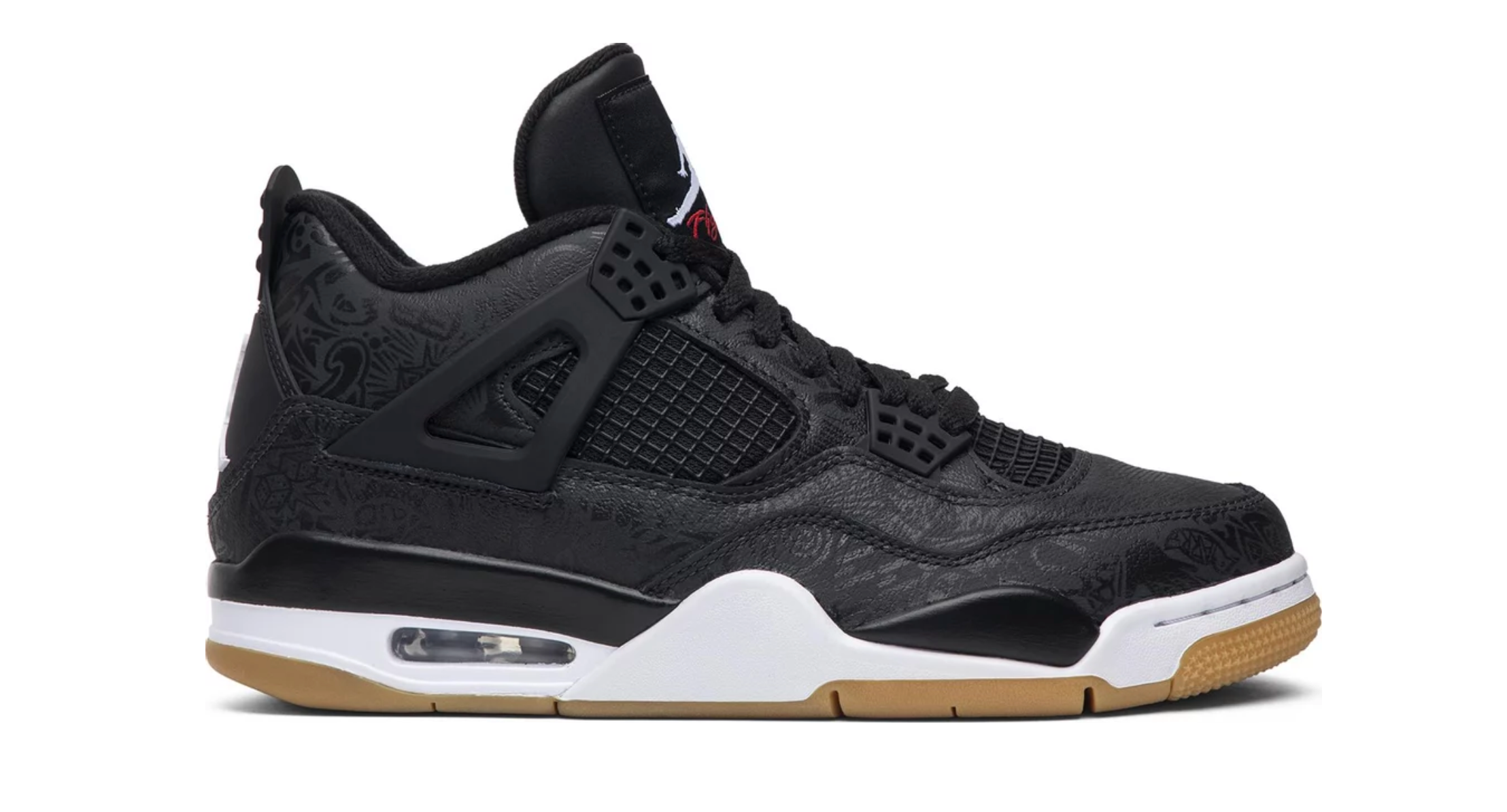 Jordan 4 Retro Laser Black Gum