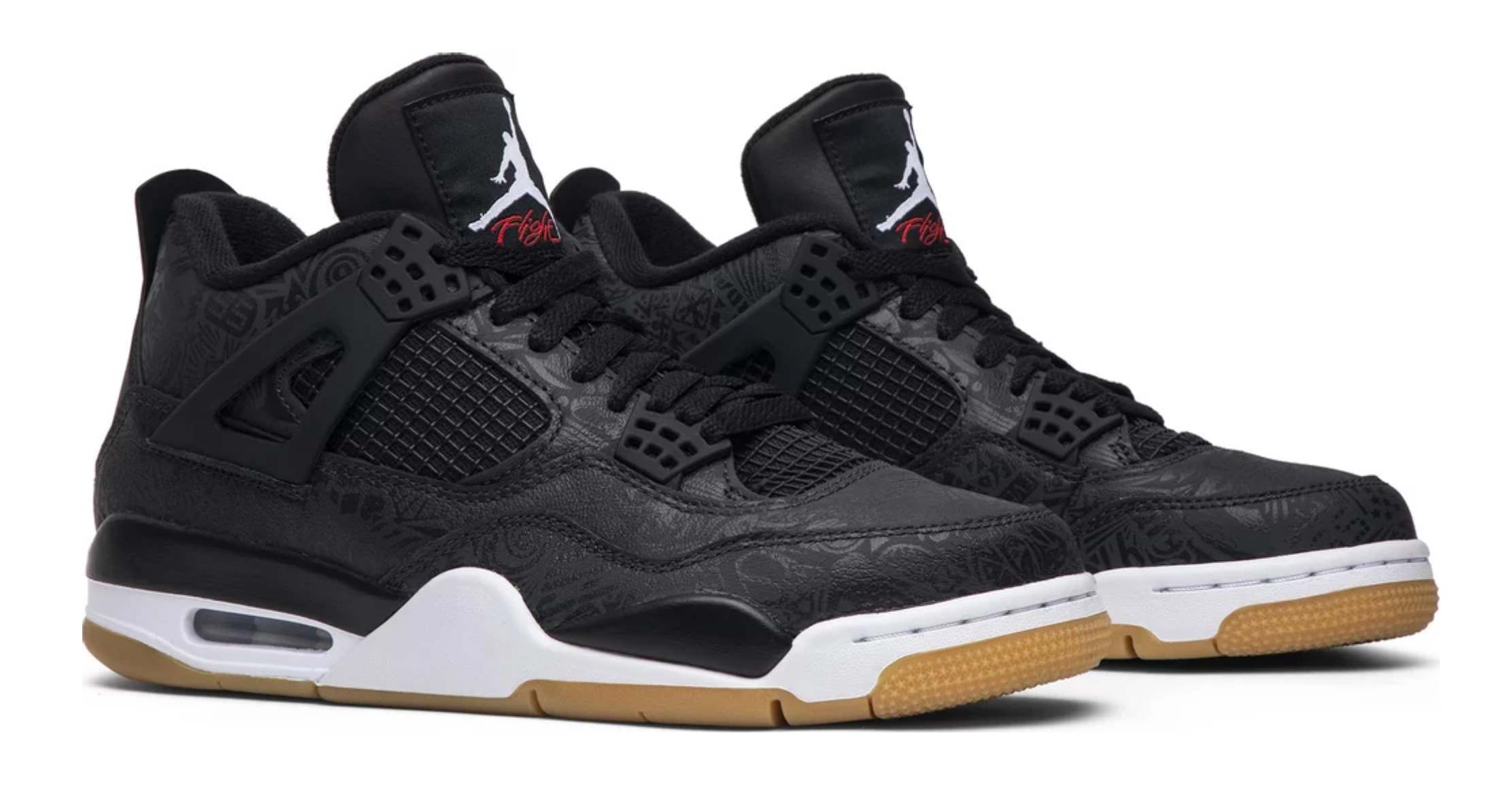 Jordan 4 Retro Laser Black Gum