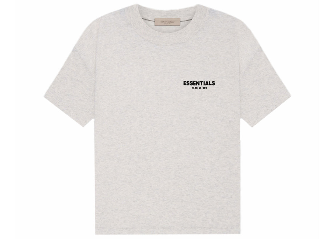 fear of god essentials t-shirt (ss22) light oatmeal